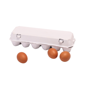 Caja de huevos de 12 celdas con pulpa de papel, fabricante moldeado biodegradable, caja de huevos a precio barato reciclada, bandeja de huevos fabricada en Vietnam - Product Image 5