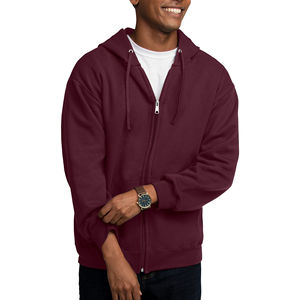 เสื้อฮู้ดดี้ผู้ชาย ทรงปกติ ผ้าผสมคอตตอนนุ่ม พร้อมเชือกผูก ปิดหัว ผ้าสีพื้น ใช้ได้ทั้งภายนอกและภายในอาคาร เหมาะสำหรับฤดูใบไม้ร่วง - Product Image 1