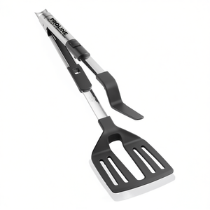 Pince de cuisine PROLINE 2-en-1 en acier inoxydable noir et chromé 03089 - Product Image 3