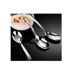 Cuillère à soupe en acier inoxydable cuillère de qualité alimentaire Logo personnalisé cuillère à café en acier inoxydable cuillère meilleure vente - Product Image 2