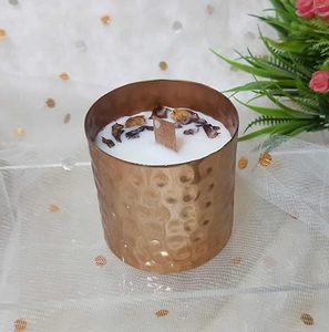 Bougeoir martelé en métal de luxe pour les fêtes de décoration de maison de mariage de Noël au meilleur prix - Product Image 4
