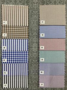 Material de Camisa de algodón polivinílico 58 tela ancha para ropa de hombre y mujer patrón teñido de hilo directo de fábrica tejido para niños y niñas - Product Image 6