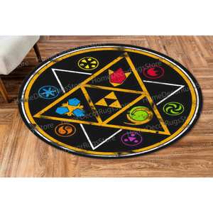 Tapis imprimé Legend of Zelda, design 3D moderne, lavable en machine, décoration d'intérieur polyvalente, tapis en chenille - Product Image 1