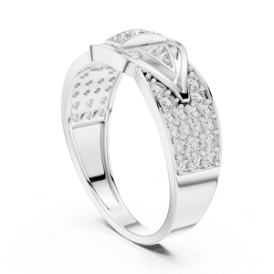 Bague de fiançailles en or jaune 14 carats avec diamant rond brillant de 0,61 carat cultivé en laboratoire, certifié IGI, pour femme |   Nouveau diamant cultivé - Product Image 6