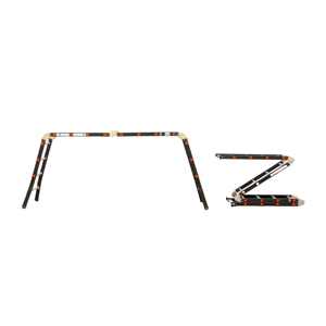 Échelle pliante télescopique articulée en aluminium, design industriel moderne, capacité de charge de 150 kg pour escalier, maison, appartement - Product Image 1