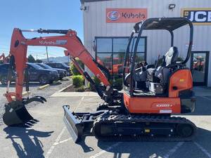 Chargeuse compacte KX033-4 d'occasion de haute qualité avec moteur Kubota, boîte de vitesses, faible nombre d'heures, nouvelle arrivée, conforme aux normes Kawasaki CE EPA, garantie 4 ans - Product Image 2