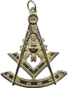 Collier de bijoux plaqué or pour ancien grand prêtre de l'arche royale maçonnique JEVVY CRAFTS, pour maçons, en or et en argent. - Product Image 4