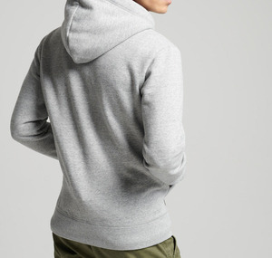Sweat à capuche pour homme grande taille à prix réduit, broderie personnalisée, impression, coupe oversize, en coton lourd 100% crocheté, style streetwear - Product Image 3