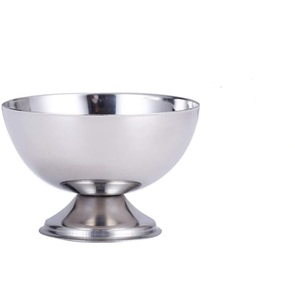 Metal Serving <b>Bowl</b> for Home Hotel & Restaurants Salad Serving <b>Bowl</b> and Dish <b>Silver</b> Finishing Metal Stainless Steel Serving <b>Bowls</b> - Product Image 3