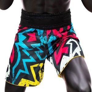Shorts de sport de Muay Thai pour hommes de haute qualité fabriqués en usine avec logo personnalisé de sublimation Compression Fighting MMA BJJ Taekwondo Shorts - Product Image 3
