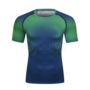 Uniforme de MMA de Alta Calidad Hecho a Medida para Hombre, Diseño de Dos Piezas con Colores Personalizados, Impresión de Logotipo y Material de Spandex/Poliéster - Product Image 1