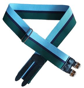 Cinturón de Alta Resistencia Azul Cielo y Verde, 64mm 75mm, Material de Nylon, Algodón y Poliéster, Logotipo Personalizado, Color Personalizado, OEM - Product Image 1
