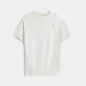 Camiseta de Hombre de Alta Calidad, Personalizada, 100% Algodón Tejido, Ecológica, Ligera, de Secado Rápido, Corte Regular, con Impresión de Logotipo Frontal - Product Image 1