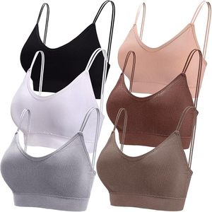 Women's Plus Size Crew Neck High Support Eco-Friendly Shockproof Yoga Sport <b>Bra</b> <b>Removable</b> <b>Pads</b> Four-Way Stretch Lightweight - Product Image 5