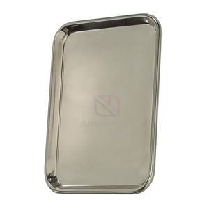 Plateau d'instruments médicaux en acier inoxydable professionnel, conception stérile manuelle pour clinique dentaire, laboratoire, hôpital, instruments chirurgicaux - Product Image 5