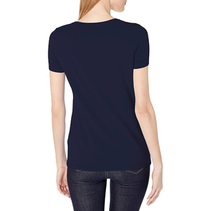 Camiseta de Cuello Redondo para Mujer, Corte Holgado, Algodón, Manga Corta, Simple, Lisa, Informal, Suave, Transpirable, para el Verano - Product Image 2