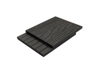 Panneau de plafond extérieur en WPC 140*10mm, revêtement mural imperméable avec grain de bois 3D, panneaux de plafond et de mur