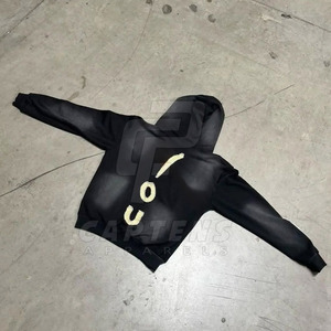 Bulk Quantity OEM Service Distress <b>Embroidery</b> Tracksuits Latest Style Distress <b>Embroidery</b> Tracksuits - Product Image 4