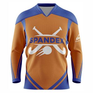 Maillot de hockey sur ballon personnalisé, designs et couleurs sur mesure, respirant, imprimé, unisexe, adulte - Product Image 1