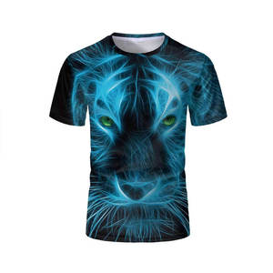 2024 nouvelle mode à manches courtes col Slim Fit t-shirt hommes nouveaux vêtements Styles complet imprimé t-shirt pour hommes - Product Image 5
