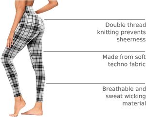 Butterluxe กางเกงเลคกิ้งเอวสูง25 "สำหรับผู้หญิงที่มีคุณสมบัติดันทรงและยืดสำหรับการออกกำลังกาย - Product Image 3
