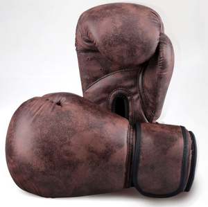 Guantes de Boxeo de Piel de Vacuno de Primera Calidad Suministrados por la Fábrica, Precio Económico, Diseño de Logotipo Personalizado, Guantes de Combate con Impresión - Product Image 4