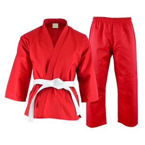 Ensembles d'uniformes de karaté unisexe de meilleure qualité, vêtements d'arts martiaux en coton personnalisés, services OEM avec méthodes d'impression au Pakistan - Product Image 1