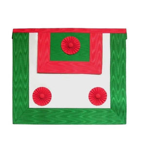 Delantal masónico personalizado Regalia Past Master de alta calidad hecho a mano Master Masonic con cuentas bordadas precio de fábrica - Product Image 1