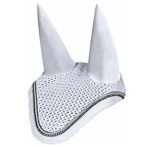 Voile anti-mouches pour cheval, filet d'oreille, bonnet en maille, logo personnalisé, couleur/taille personnalisée, léger, haute qualité, protection extérieure, en vrac - Product Image 1