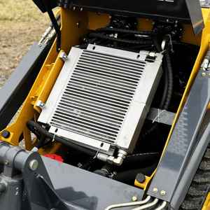 Pour mini-chargeuse-pelleteuse avec moteur diesel Kubota de 25 ch, débit hydraulique élevé, performances puissantes, pompe à roulements Eaton - Product Image 4