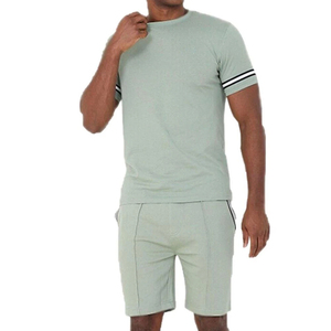Conjunto de Pantalones Cortos Personalizados de Última Tendencia para Hombre, con Logotipo Personalizado, Talla Grande, de Verano, Dos Piezas, Transpirable - Product Image 6