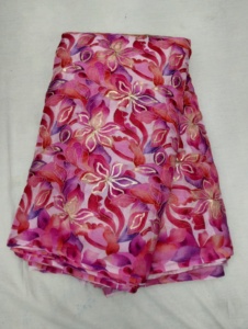 Travail élégant en mousseline de soie pure de haute qualité léger fluide et polyvalent pour les robes de mode écharpes tenues de soirée - Product Image 4