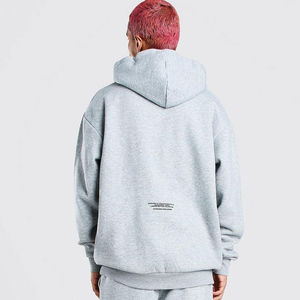 Ropa cómoda de invierno de algodón suave para hombre, chándal apilado con estampado para exteriores, cuello con capucha, tecnología de serigrafía - Product Image 5