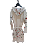 Peignoir à capuche en mousseline turque avec impression lux pour femme Serviette de plage avec impression colorée Sauna, bain, maison Hôtel Doux Séchage rapide Bon