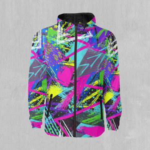 OEM Service Wholesale Customized Canvas Winter Windbreaker Jacket Front Logo Hooded Design Breathable Quick Dry Eco-Friendly - Product Image 2