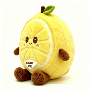 Customized Lemon plush, stuffed lemon toy, citrus fruit plushie, cute lemon slice stuffed animal - Product Image 3