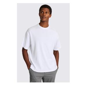 Camiseta minimalista de cuello redondo para hombre más vendida con líneas limpias, perfecta para capas o ropa individual de la India - Product Image 1