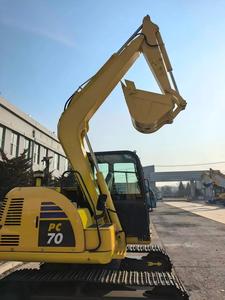 Excavatrice hydraulique compacte PC70 11M0 de 6 tonnes, 36 kW, sur chenilles, avec moteur, puissance de creusement élevée pour l'agriculture et la construction - Product Image 2