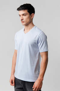 Camisetas de Hombre 100% Algodón, Cuello Redondo, Corte Regular, Transpirables, Resistentes a las Arrugas, de Secado Rápido, Ecológicas, Color Sólido - Product Image 4