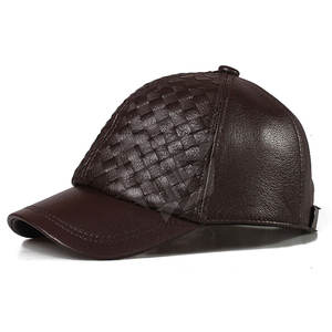 Chapeaux en cuir pour hommes, nouveau design 2025, ajustables, quatre saisons, haute qualité, couleurs personnalisées, tissu imperméable pour un usage quotidien - Product Image 3