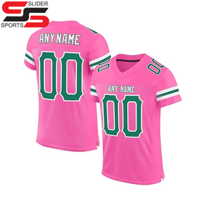 Venta al por mayor equipo adulto sublimación práctica juvenil aparejos sarga fútbol americano uniforme Jersey - Product Image 6