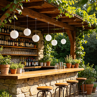 Lustres modernes minimalistes pour café, bar, lampe à boule LED, luminaires décoratifs