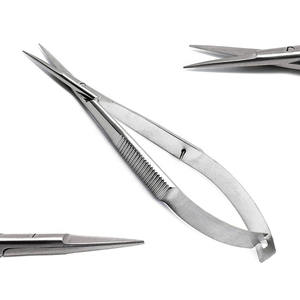 Logotipo de marca personalizado Nuevas tijeras Manicure Spring Action Extra Sharp Russian 2025 Straight Curved Micro Scissors - Product Image 1