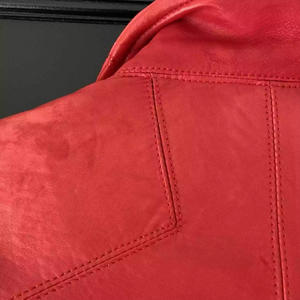 Veste en cuir pour femmes, veste en cuir de haute qualité pour femmes, manteaux en cuir décontractés, unis, d'hiver, grande taille, veste de motard en cuir surdimensionnée - Product Image 4