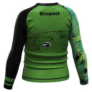 เสื้อแรชการ์ดคุณภาพสูง พิมพ์ลายเทอร์รี่พัฟฟ์ สำหรับเด็ก ขายส่ง - Product Image 4