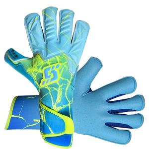 Fabricant de gants de gardien de but, personnalisable, contact, paume en latex allemand de 4 mm, design ergonomique, gants de gardien de but de football - Product Image 4