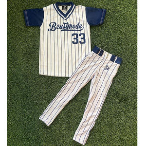 Maillot de baseball sur mesure OEM uniforme de softball à séchage rapide avec broderie à la mode impression par sublimation - Product Image 5