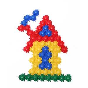 Hexie Puzzle <b>Blocks</b> Construction Educational Toy for 2-4 Years <b>Plastic</b> ABS Material Magnet Anime Character Model Packaged Sets - Product Image 4