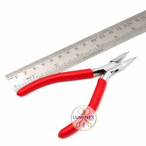 Stainless Steel <b>Flat</b> Nose Pliers Super Fine Tip | Lightweight Precision Jewelry Making Tool Comfort Grip Handles <b>Box</b> Joint - Product Image 4