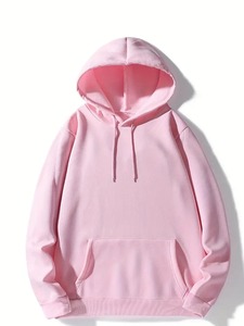 2025 printemps automne sweat à capuche de sport pour hommes et femmes pull décontracté sweat avec haut Design doublé couleur Pure sweat à capuche de sport - Product Image 4